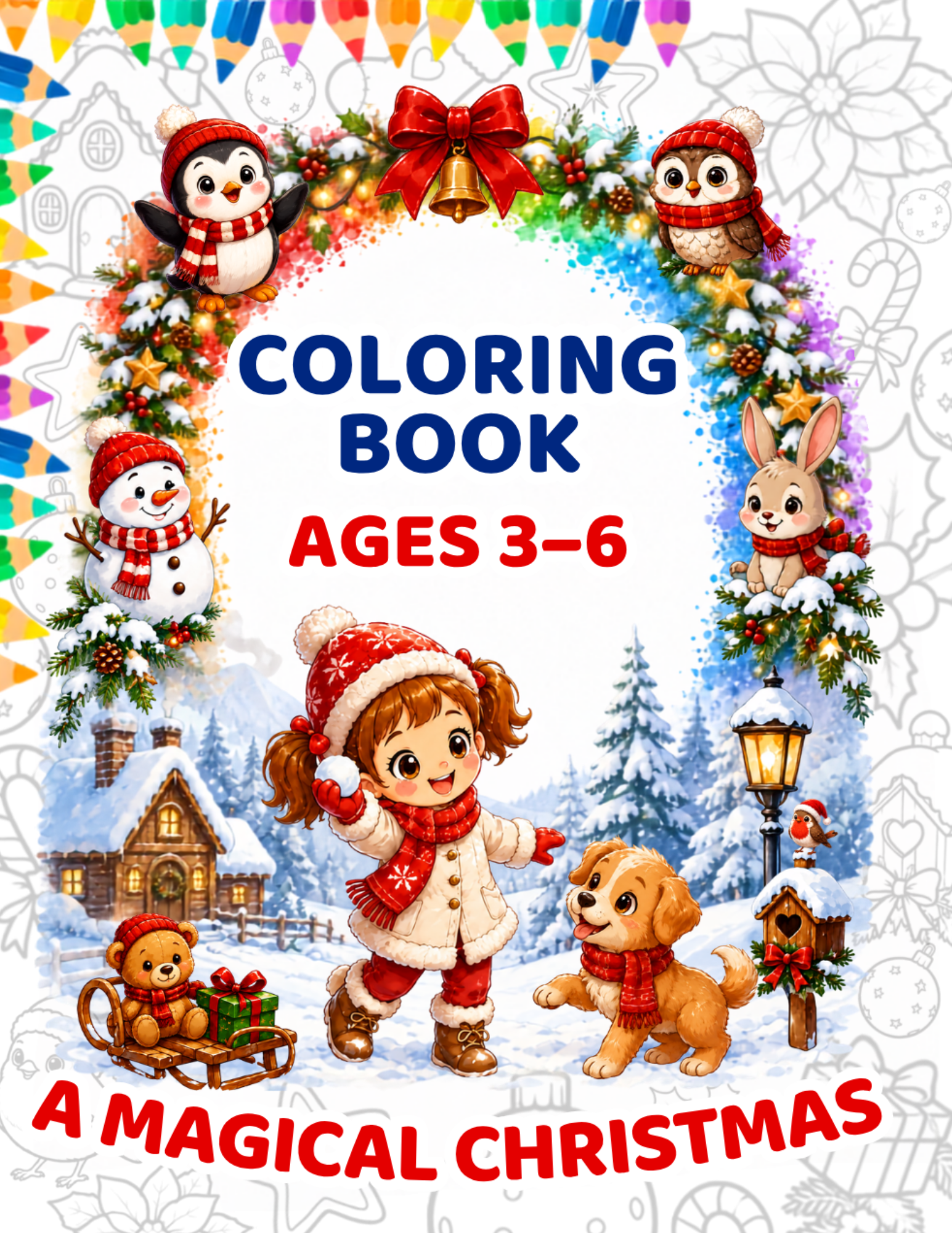 Book cover: A Magical Christmas