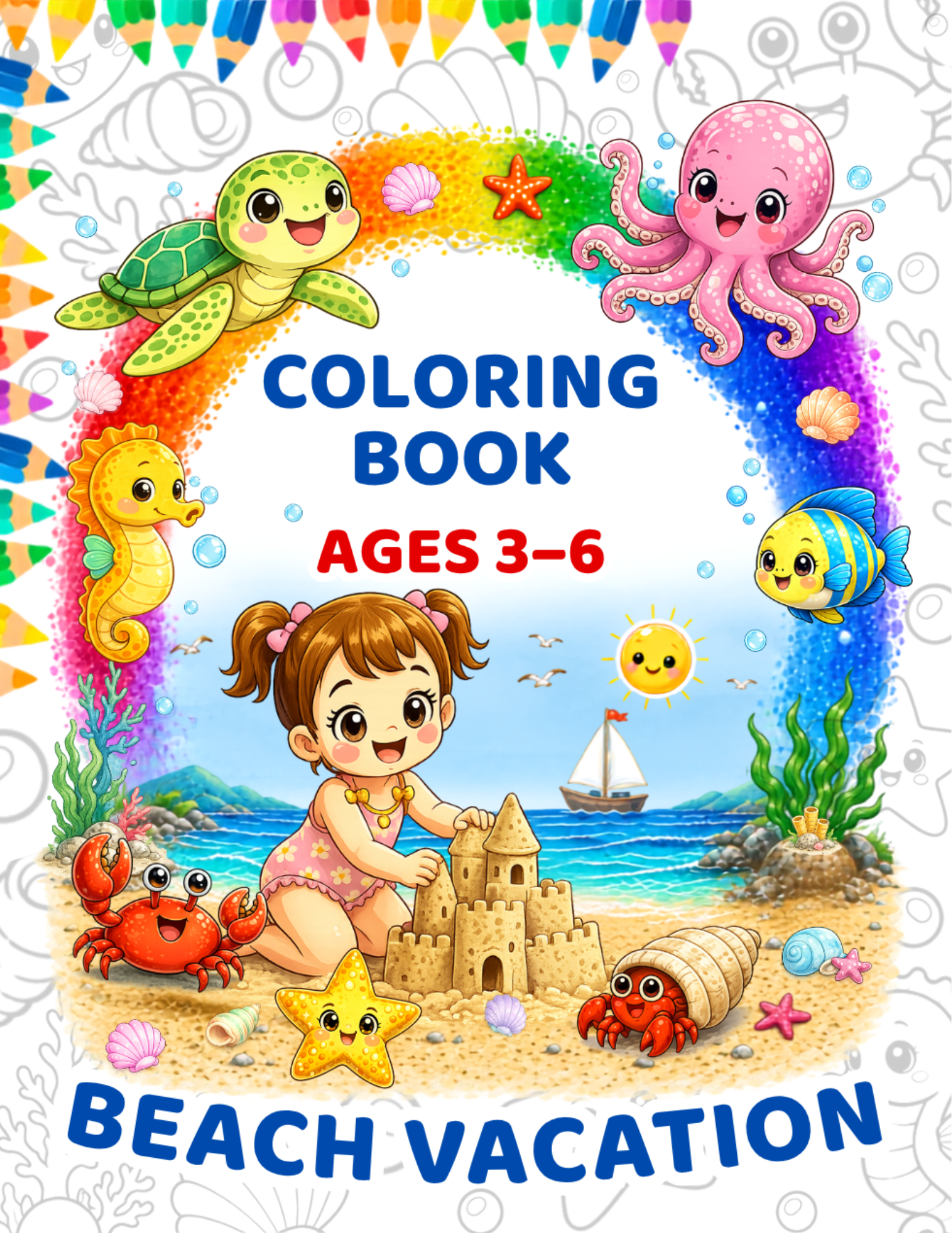 Book cover: BEACH VACATION