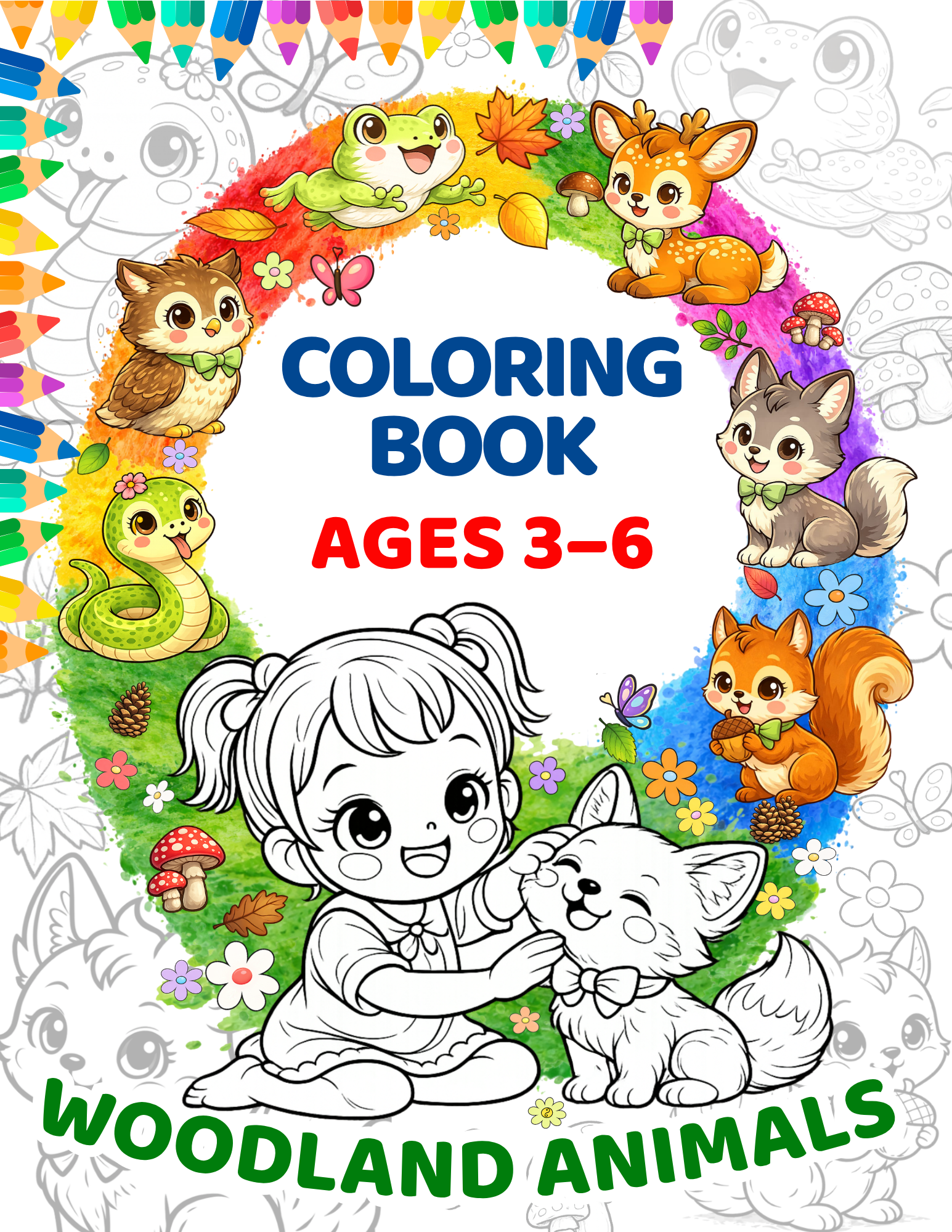 Book cover: Woodland Animals